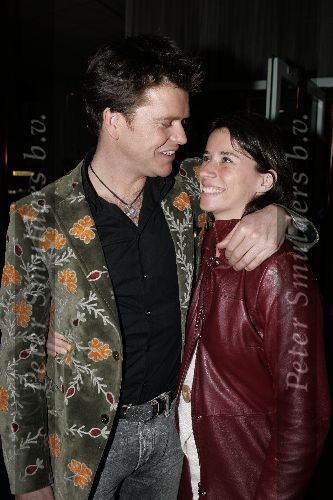 Hilversum 1 april 2005
Afscheidsfeestje van Beau v Erven Dorens. Beau    en  zijn zwangere vrouw Selly
.
