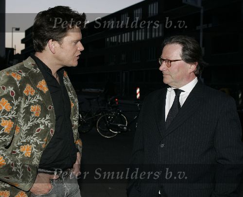 Hilversum 1 april 2005
Afscheidsfeestje van Beau v Erven Dorens. Beau en Fons v Westerloo