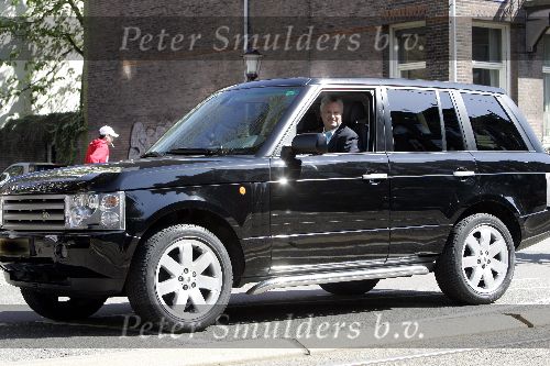 Amsterdam 11 april 2005
Bram Moszkowicz in Range Rover