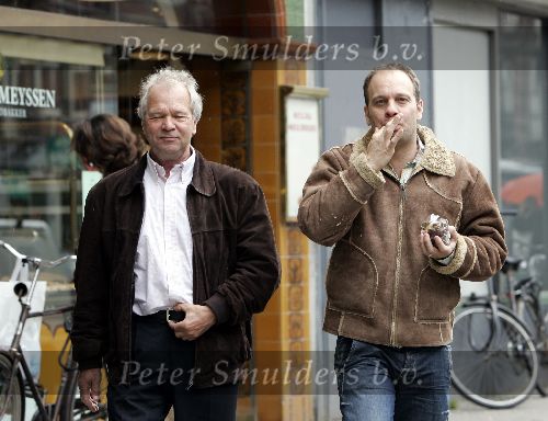 Amsterdam 15 april 2005
Carlo Boszhard  winkelen samen met zijn vader op pc hooftstraat