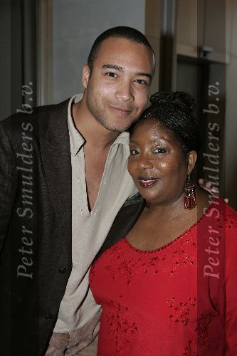 Amsterdam 24 april 2005
Premiere de Jantjes in de rai.
Everon Jackson en Chris Comvalius