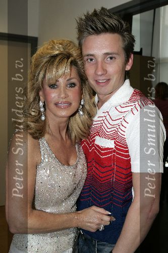 Amsterdam 25 april 2005
1000e aflevering van Showtime  bij sbs6. 
Connie Breukhoven met Koos