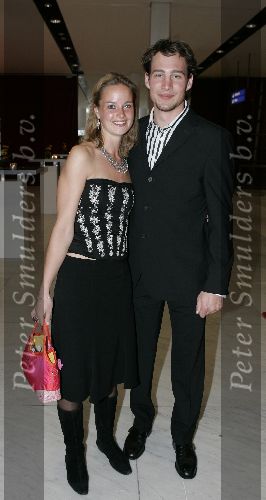 Amsterdam 24 april 2005
Premiere de Jantjes in de rai.
Erik Bouman met vriendin