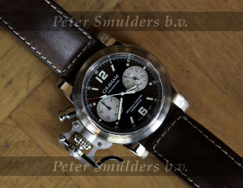 Amsterdam 21 april 2005
Huub Stapel gek op horloges.
Graham Chronofighter