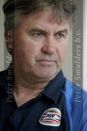 Eindhoven, 11 April 2005
PSV-trainer Guus Hiddink.