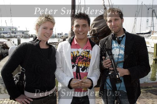 Volendam 22 april 2005
Presentatie dvd Jan Smit bij Old Dutch.
Jan Smit met cameraploeg docu soap