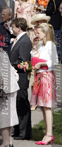 Scheveningen 30 april 2005
Koningin Beatrix in Scheveningen met familie.
Mabel Wisse Smit en Prins Friso