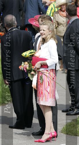 Scheveningen 30 april 2005
Koningin Beatrix in Scheveningen met familie.
Mabel Wisse Smit en Prins Friso