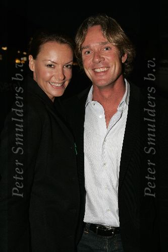 Amsterdam 10 april 2005
Feest op supperclub boot.
Micky Hoogendijk met vriend