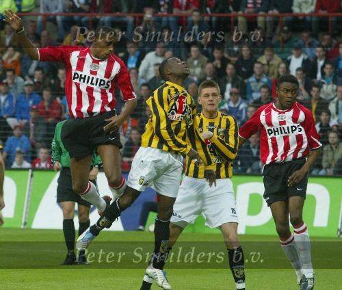 Eindhoven, 23 April 2005 Kampioenswedstrijd PSV-Vitesse, 
eindstand 3-0
Robert PSV.