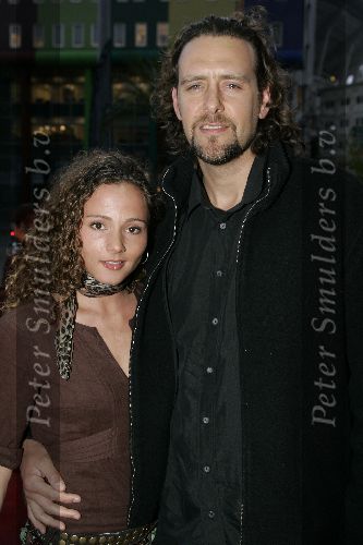 Amsterdam 13 april 2005
Premiere African Footprint in Pepsi stage.
Peggy Jane de Schepper met vriend