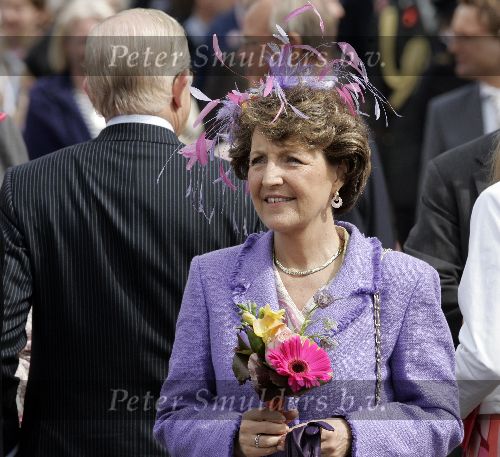 Scheveningen 30 april 2005
Koningin Beatrix in Scheveningen met familie.
Prinses Margriet