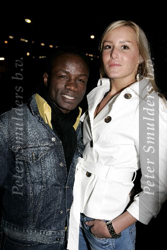 Amsterdam 11 april 2005
Feest op supperclub boot.
Regilio Tuur met vriendin