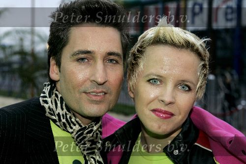 Amsterdam 13 april 2005
Premiere African Footprint in Pepsi stage.
Rene Shuman met vriendin