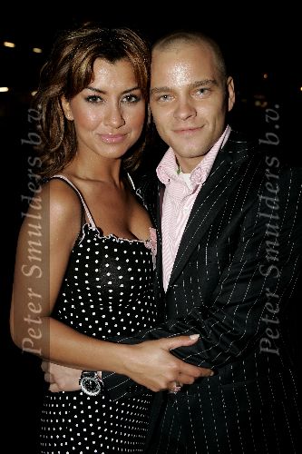 Amsterdam 10 april 2005
Feest op supperclub boot.
Valerie Zwikker en Sander Foppele met stekelhaar