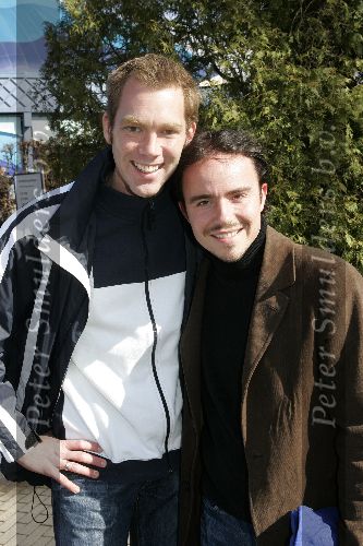 Harderwijk 9 april 2005
Opening dolfinarium Harderwijk.
Sipke Jan Bousema met vriend