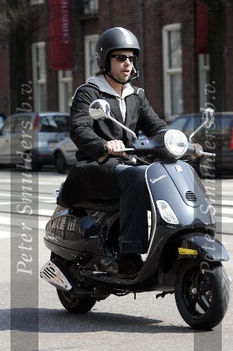 Amsterdam  24 april 2005
Thijs Romer op scooter Vespa
