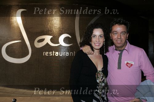 Rotterdam 21 april 2005
Etentje Jimmy Choo met bn ers bij Jackie.
Yves Gyrath met vrouw