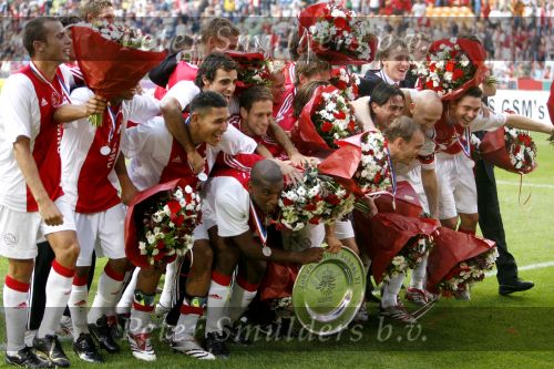 Amsterdam 13 augustus 2006
AJAX-PSV 3-1 om de Johan Cruyffschaal in de arena.
Ajax blij
Peter Smulders bv
