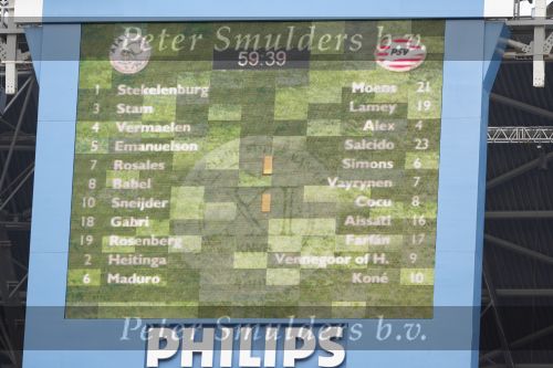 Amsterdam 13 augustus 2006
AJAX-PSV 3-1 om de Johan Cruyffschaal in de arena.
opstellingen
Peter Smulders bv
