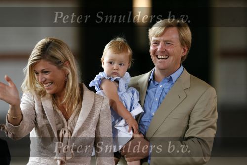 Apeldoorn 18 augustus 2006
Fotosessie met Maxima Prins Willem Alexandert en Alexia op paleis het Loo.