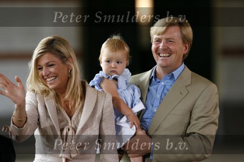 Apeldoorn 18 augustus 2006
Fotosessie met Maxima Prins Willem Alexandert en Alexia op paleis het Loo.