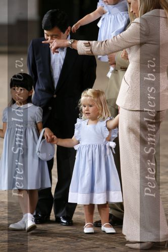 Apeldoorn 18 augustus 2006
Fotosessie Koningin Beatrix met Maxima Prins Willem Alexandert Amalia Alexia en de keizerlijke hoogheden van Japan Prins Naruhito Prinses Masako en prinses Aiko op paleis het Loo.