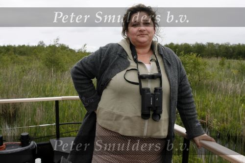 Muiderberg 31 mei 2006
Linda de Mol, Annette Malherbe Tjitske Reidinga  en Susan Visser  (Gooische vrouwen)op woonark in natuurreservaat Naardermeer tegen aanleg A6
Peter Smulders bv