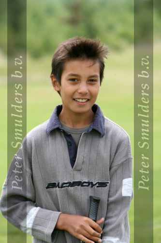 Halfweg, 4 Augustus 2006
Eerste ronde NK Strokeplay Heren op golfbaan 
Aron v d Dungen