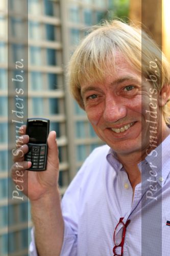 Amsterdam, 12 Juli 2006
Presentatie nieuw GSM Toestel type van Samsung X820 i.s.m. met Oger.  Bavo Galema