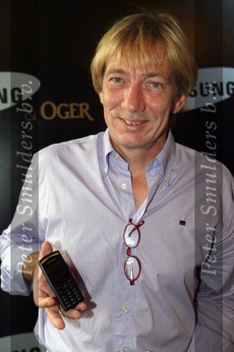 Amsterdam, 12 Juli 2006
Presentatie nieuw GSM Toestel type van Samsung X820 i.s.m. met Oger.  Bavo Galema