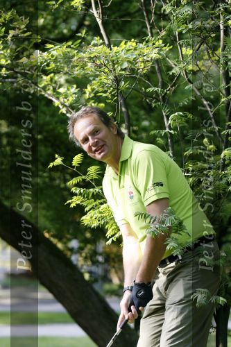 Amsterdam 9 juni 2006
Golf in het vondelpark voor Johan Cruyff foundation.
  Bert Kuizenga  en Co Stompe
Peter Smulders bv