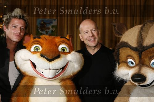 Amsterdam 26 juni 2006
Persconferentie over the edge in het Amstel hotel
Bruce Willis  en Tygo Gernandt
Peter Smulders bv