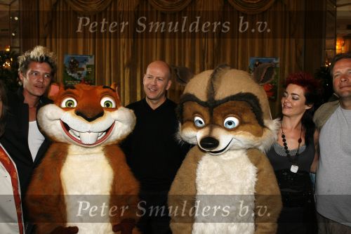 Amsterdam 26 juni 2006
Persconferentie over the edge in het Amstel hotel
Bruce Willis  en Tygo Gernandt
Peter Smulders bv