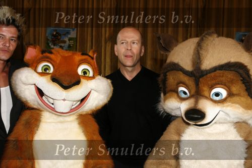 Amsterdam 26 juni 2006
Persconferentie over the edge in het Amstel hotel
Bruce Willis  en Tygo Gernandt
Peter Smulders bv
