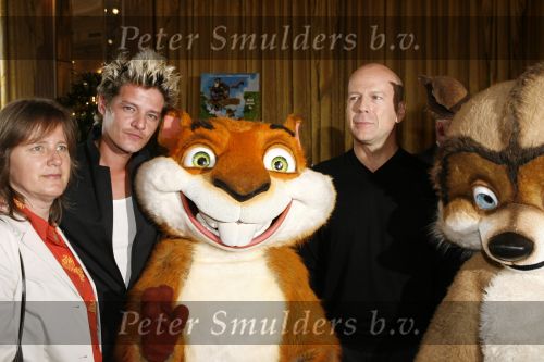 Amsterdam 26 juni 2006
Persconferentie over the edge in het Amstel hotel
Bruce Willis  en Tygo Gernandt
Peter Smulders bv