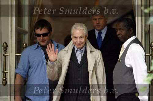 Amsterdam 2 augustus 2006
The Rolling stones vertrekken uit het amstel.

Charlie Watts