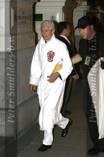 Amsterdam 31 juli 2006
Charly Watts arriveert  bij het amstel hotel.