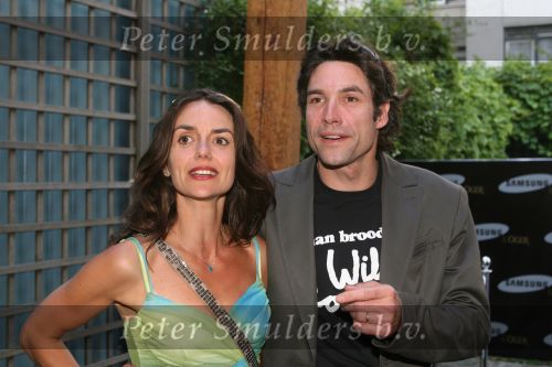 Amsterdam, 12 Juli 2006
Presentatie nieuw GSM Toestel type van Samsung X820 i.s.m. met Oger.  Daniel Boissevain met vrouw
