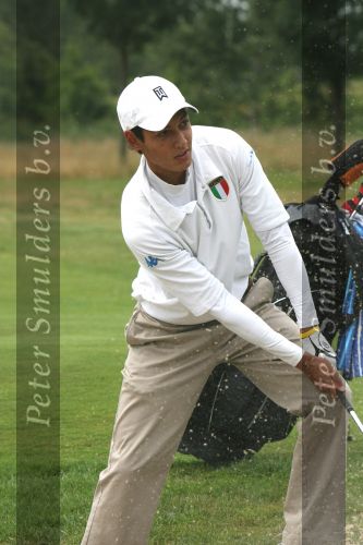 Halfweg, 4 Augustus 2006
Eerste ronde NK Strokeplay Heren op golfbaan 
David v d Dungen