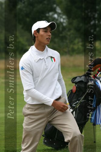 Halfweg, 4 Augustus 2006
Eerste ronde NK Strokeplay Heren op golfbaan 
David v d Dungen