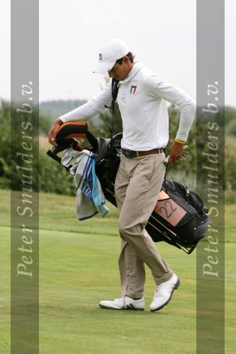 Halfweg, 4 Augustus 2006
Eerste ronde NK Strokeplay Heren op golfbaan 
David v d Dungen