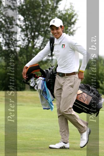 Halfweg, 4 Augustus 2006
Eerste ronde NK Strokeplay Heren op golfbaan 
David v d Dungen