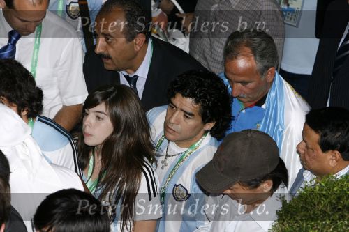 Frankfurt 21 juni 2006
Nederland tegen Argentinie tijdens de wk 2006 in duitsland.
Diego Maradona