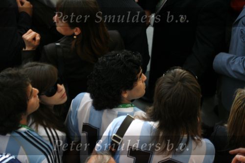 Frankfurt 21 juni 2006
Nederland tegen Argentinie tijdens de wk 2006 in duitsland.
Diego Maradona