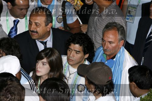 Frankfurt 21 juni 2006
Nederland tegen Argentinie tijdens de wk 2006 in duitsland.
Diego Maradona
