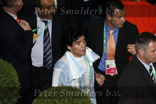 Frankfurt 21 juni 2006
Nederland tegen Argentinie tijdens de wk 2006 in duitsland.
Diego Maradona