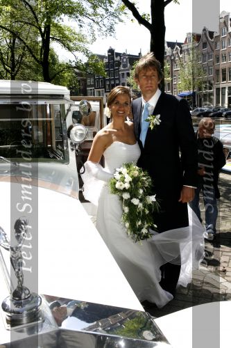 Amsterdam 20 mei 2006
Edwin v d Sar en zijn vrouw Annemarie trouwen in Amsterdam.
Edwin met zijn vrouw