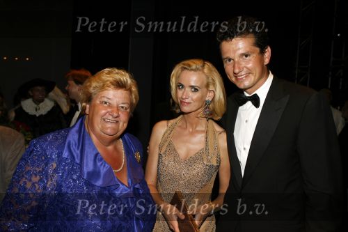 Amsterdam 15 juli 2006
Premiere Rembrandt in Carre.
Richard Krajicek Daphne Deckers en Erica Terpstra