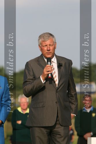 Zandvoort, 10 augustus 2006
KLM Dutch open golf 2006 Op de Kennemer golfclub
President Erik Varwijk van KLM